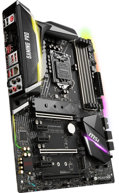 Материнська плата MSI Z370 Gaming Pro Carbon (s1151, Intel Z370, PCI-Ex16) - зображення 2