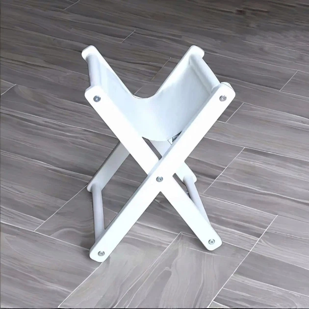 Подставка для сумки напольная для парикмахерской салонов красоты студий белый - Фото 3 Подставка для сумки напольная для парикмахерской салонов красоты студий белый - изображение 3