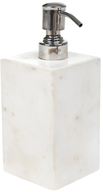 Dozownik do mydła Homla Nylla z naturalnego marmuru 7.6x7.6x17.7 cm (5904183860244) - obraz 2