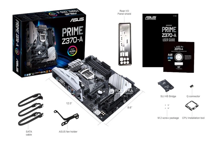 Материнская плата Asus Prime Z370-A (s1151, Intel Z370, PCI-Ex16