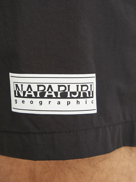 Spodenki kąpielowe męskie Napapijri V-Box Logo NP0A4IBK0411 S Czarne (198265071740) - obraz 4