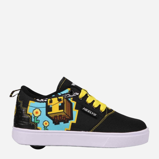 Детские роликовые кроссовки для мальчика Heelys Minecraft HLY-B1W 32 Черный/Желтый (196382703131) 