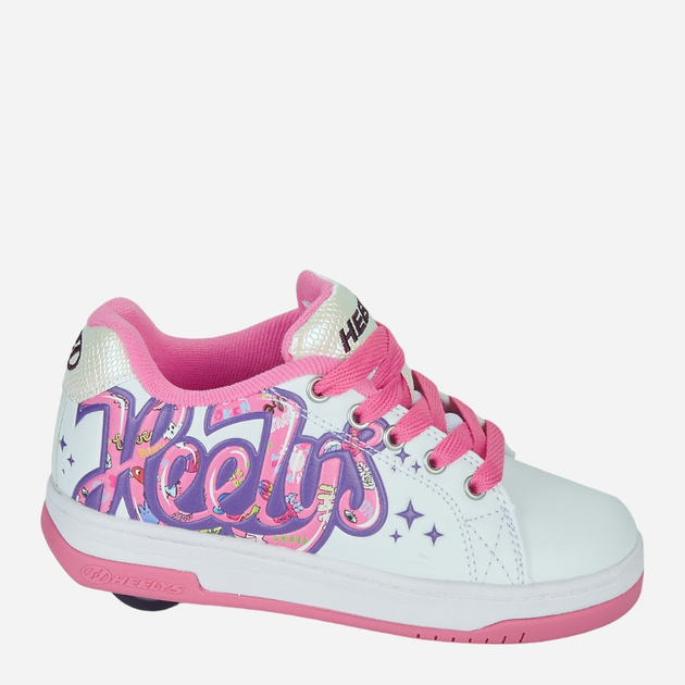 Подростковые роликовые кроссовки для девочки Heelys HLY-G1W 38 Белый/Розовый (196382425187) 
