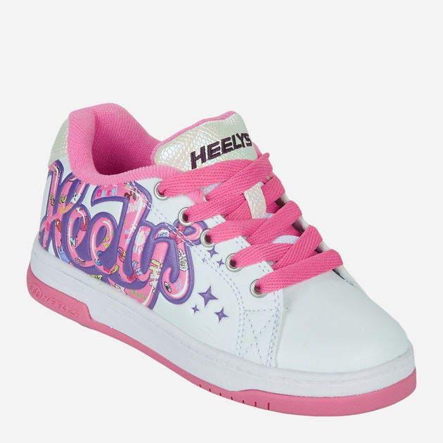 Подростковые роликовые кроссовки для девочки Heelys HLY-G1W 38 Белый/Розовый (196382425187) 