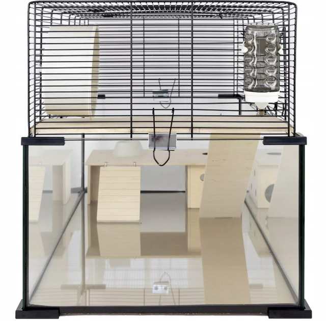 Клітка для гризунів Comfy Vetro Plus Nature 100 x 40 x 44 см (5906877024208) - зображення 6