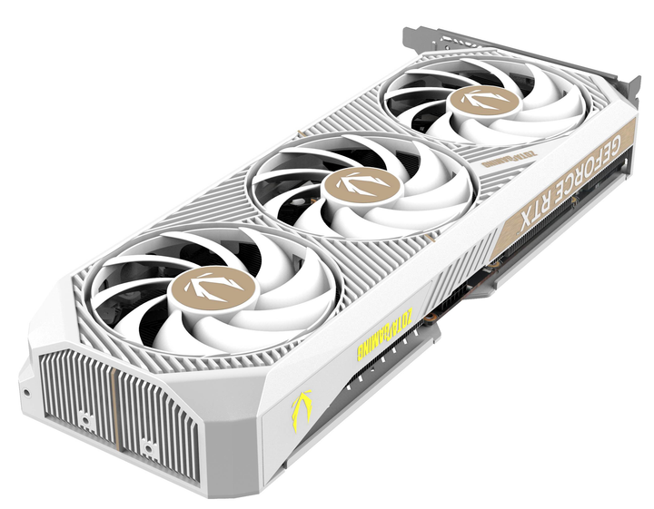Відеокарта Zotac PCI-Ex GeForce RTX 5070 AMP White Edition 12GB GDDR7 (192bit) (2587/28000) (HDMI, 3 x DisplayPort) (ZT-B50700FQ-10P) - зображення 2