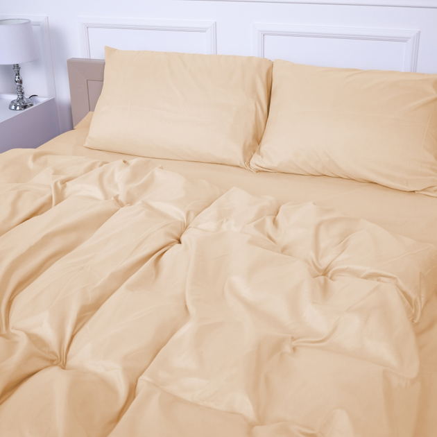 Комплект постільної білизни MirSon King Size 220x240 см №12-0712 Vanila Однотонний Mikrosatin від Rozetka на платформі USKIDKA Акція на Комплект постільної білизни MirSon King Size 220x240 см №12-0712 Vanila Однотонний Mikrosatin від Rozetka