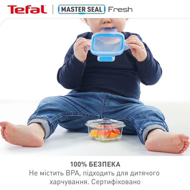 Набір контейнерів Tefal Master Seal Fresh Круглі 0.15 л + 0.35 л (K3022812) (SET19_2пр.) - зображення 11