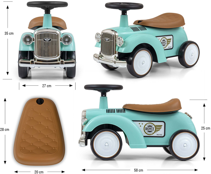 Автомобіль Milly Mally Royce Mint (5901761128680) - зображення 4