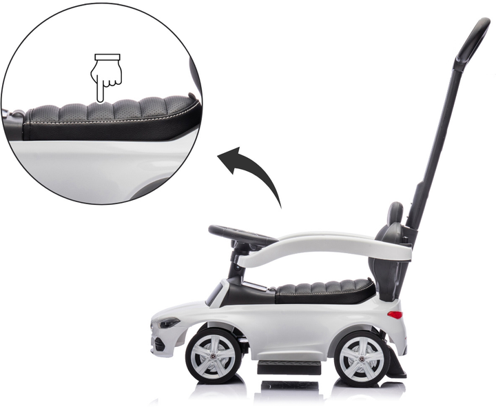 Електромобіль Milly Mally Mercedes C-Class Deluxe Білий (5901761127225) - зображення 2