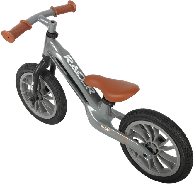 Rowerek biegowy Qplay Racer Szary (5061047480878) - obraz 3