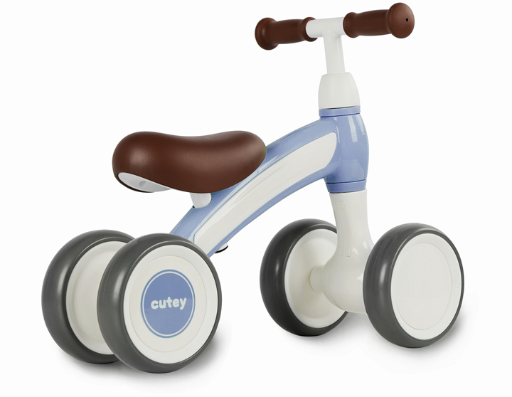 Rowerek biegowy Qplay Pojazd Cutey Retro Niebieski (5061047480939) - obraz 3