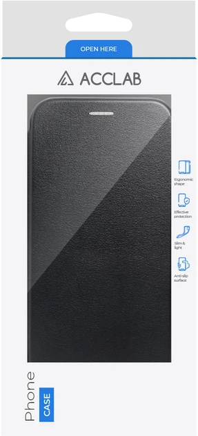 Чехол-книжка для смартфона Samsung Galaxy S21 Plus Acclab Elegance Black (1283126611308) - изображение 2