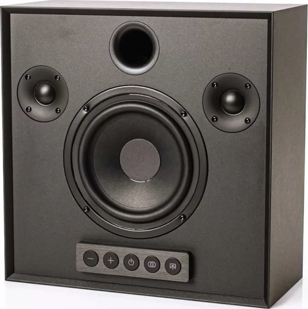 Пара активних Hi-Fi Bluetooth-колонок Morel Högtalare Red Statement (HOGTALARE PAIR - BLACK CABINET WITH RED GRILL (EU)) - зображення 2