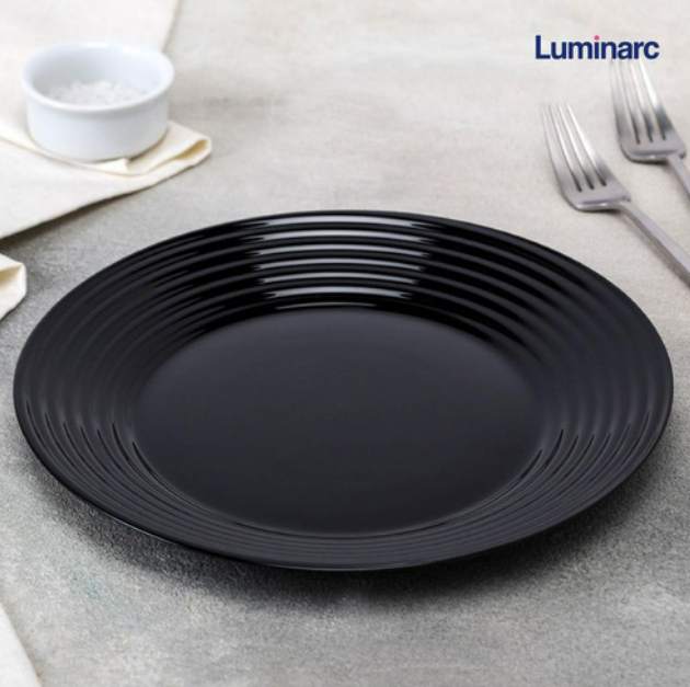 Десертная тарелка Luminarc "Harena Black" 190 мм 1 шт (L7613) - изображение 2