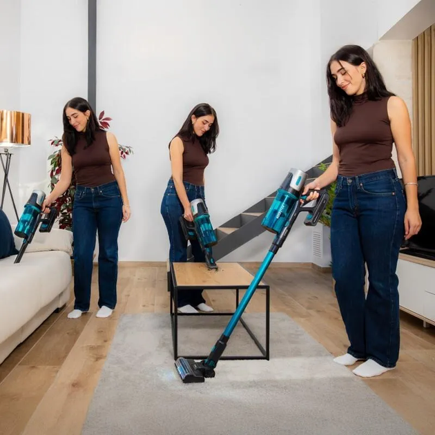 Odkurzacz pionowy akumulatorowy Cecotec Conga Rockstar 1500 Horizon Genesis XL - obraz 4