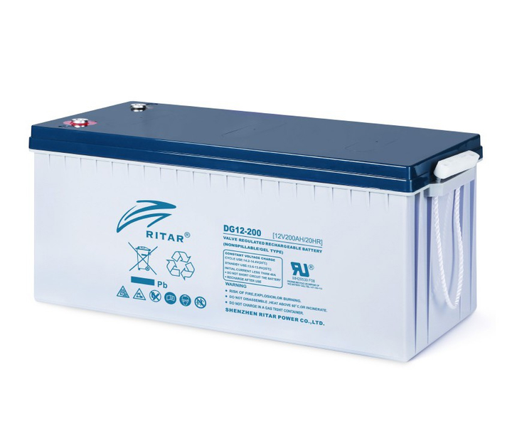 Акумулятор GEL RITAR DG12-200 - Фото 1 Акумулятор GEL RITAR DG12-200 - зображення 1