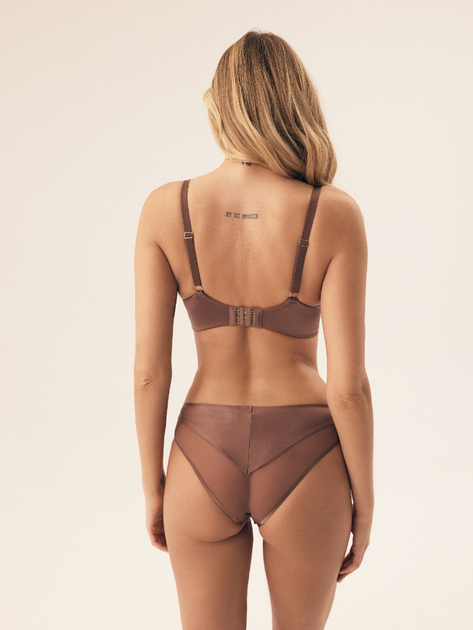 Biustonosz damski bez Push Up usztywniany Esotiq Influensa 42322-84X 85C Brązowy (5903972376614) - obraz 4