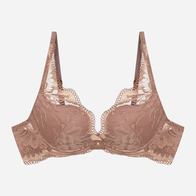 Бюстгальтер Push-up з кісточками мереживний Esotiq Kavi 42325-84X 75D Коричневий (5903972385913) - зображення 10
