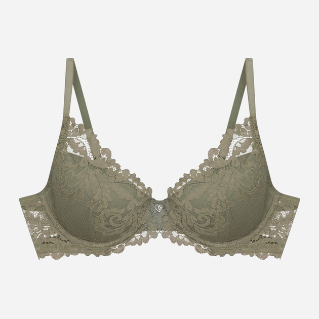 Бюстгальтер Push-up з кісточками мереживний Esotiq Lynn 42329-87X 75B Хакі (5903972386910) - зображення 11