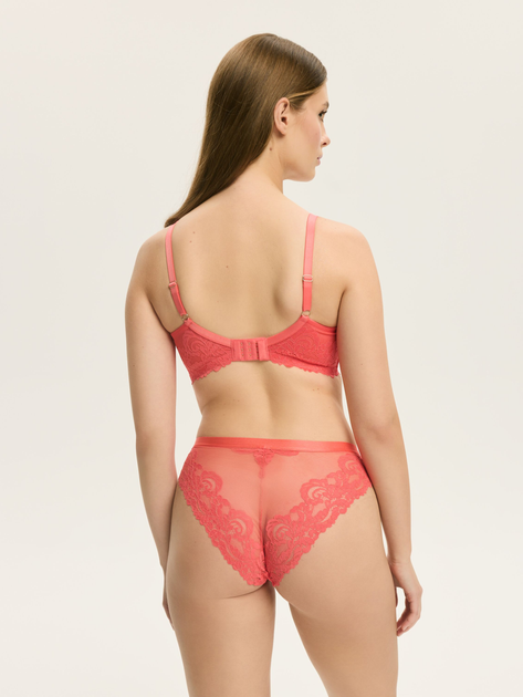 Biustonosz damski bez Push Up usztywniany Esotiq Lynn 42330-32X 80H Czerwony (5903972563793) - obraz 4