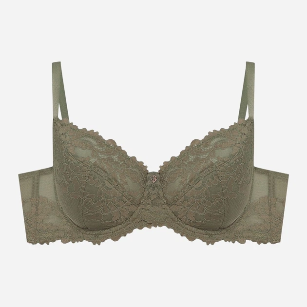 Biustonosz damski bez Push Up usztywniany Esotiq Lynn 42330-87X 85E Khaki (5903972387191) - obraz 6