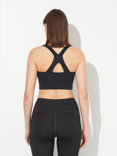 Спортивный топ для фитнеса женский New Balance Tech Training WB33468BK M Черный (196652845530) 