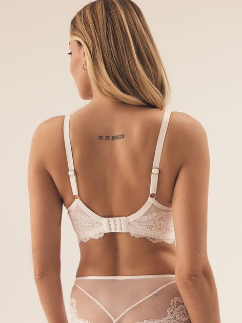 Бюстгальтер з кісточками мереживний Esotiq Sweetheart 42355-00X 70G Білий (5903972394021) - зображення 2