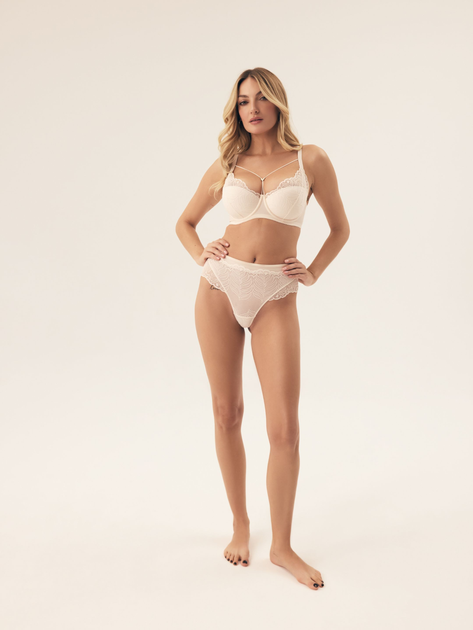 Biustonosz damski bez Push Up usztywniany Esotiq Korin 42363-01X 65G Kremowy (5903972395653) - obraz 6