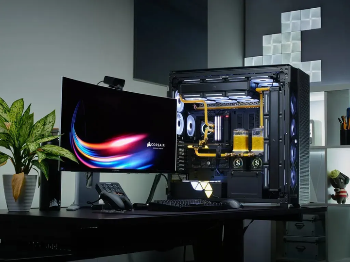 Obudowa Corsair iCUE LINK 9000D RGB Airflow Black (CC-9011273-WW) - obraz 6