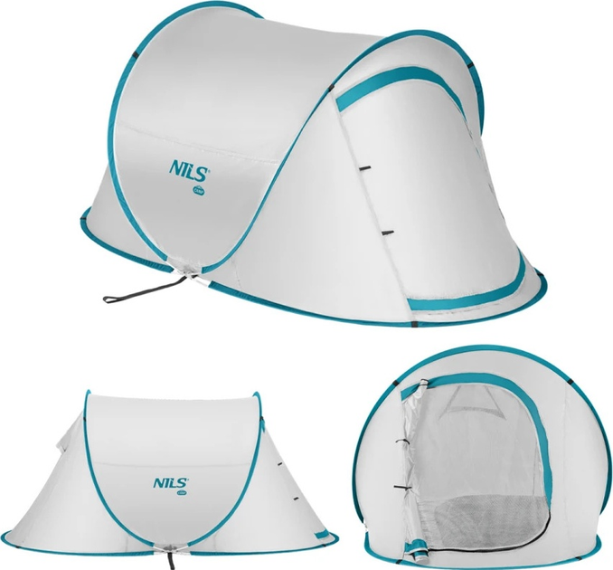 Namiot Nils Camp kempingowy samorozkładający NC3743 Grey (5908261682292) - obraz 6
