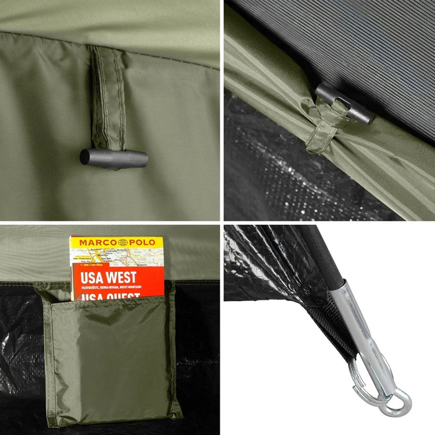 Namiot Nils Camp Hiker kempingowy NC6010 Khaki (5908261680724) - obraz 10