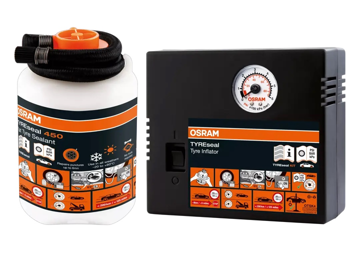 Набір для ремонту шин OSRAM TYREseal KIT OTSK4 (4052899620247) - зображення 1