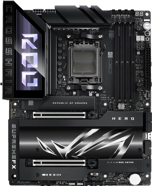 Материнська плата ASUS ROG CROSSHAIR X870E HERO (sAM5, AMD X870E, PCI-Ex16) - зображення 1