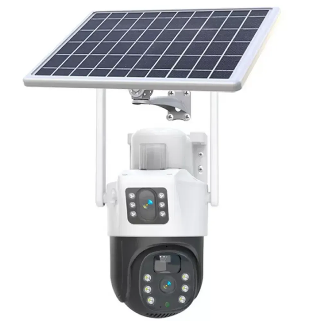Вулична IP камера відеоспостереження 8 Мп із сонячною панеллю, 4G, V36W SOLAR (L) - зображення 8