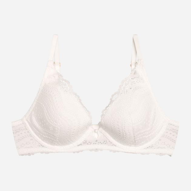Biustonosz damski bez Push Up usztywniany Esotiq Bogna 42467-00X 65C Biały (5903972515914) - obraz 7