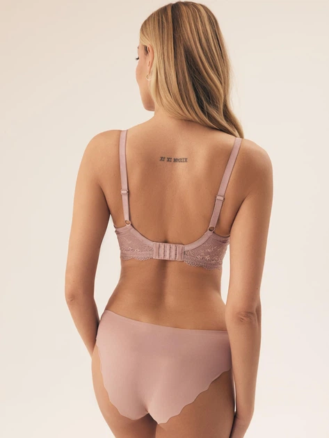 Бюстгальтер для годування з кісточками мереживний Esotiq Entri 42473-39X 70D Темно-рожевий (5903972555941) - зображення 4
