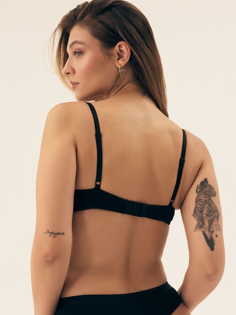 Бюстгальтер Push-up з кісточками Bloovii Lacteem 42482-99X 65B Чорний (5903972540145) - зображення 2