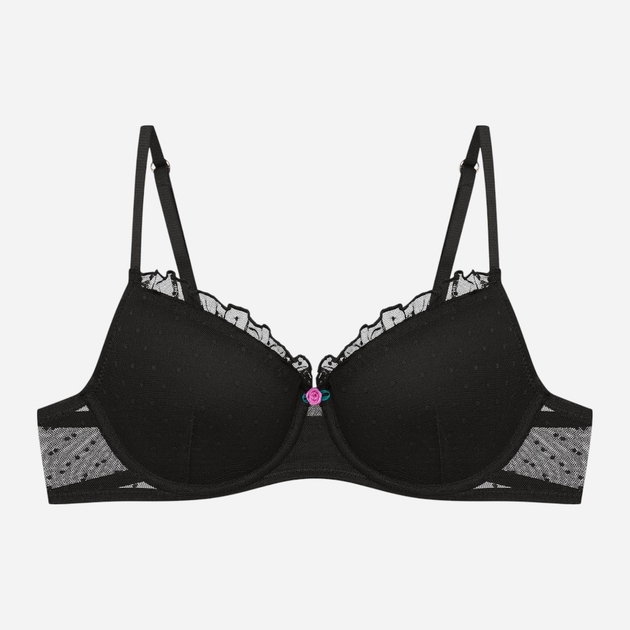 Бюстгальтер Push-up з кісточками Bloovii Verberry 42488-99X 65D Чорний (5903972543894) - зображення 7