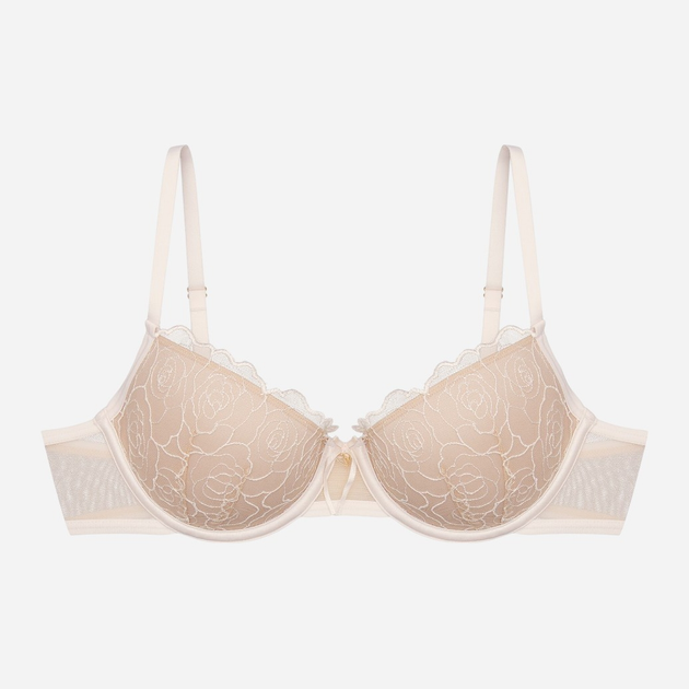 Бюстгальтер Push-up з кісточками мереживний Esotiq Batty 42513-01X 65G Кремовий (5903972527665) - зображення 6