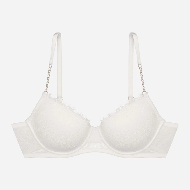 Бюстгальтер Push-up з кісточками мереживний Esotiq Bonjour 42518-00X 75E Білий (5903972528846) - зображення 12