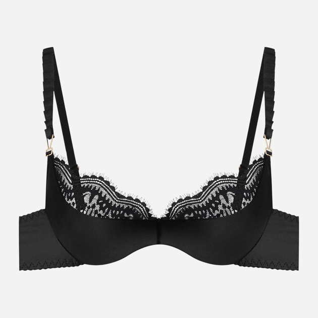 Biustonosz damski bez Push Up usztywniany Esotiq Brillant 42545-99X 70B Czarny (5903972529737) - obraz 7
