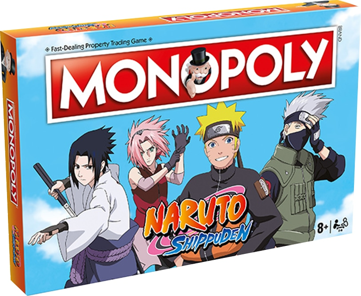 Настільна гра Winning Moves NARUTO SHIPPUDEN Monopoly WM00167-EN1-6 (5036905038690) - зображення 1