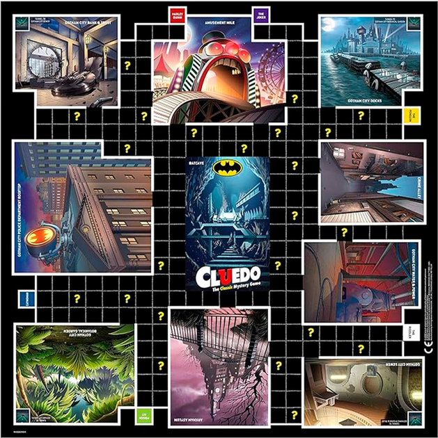 Настільна гра Winning Moves DC COMICS Batman Cluedo WM00839-EN1-6 (5036905041478) - зображення 3