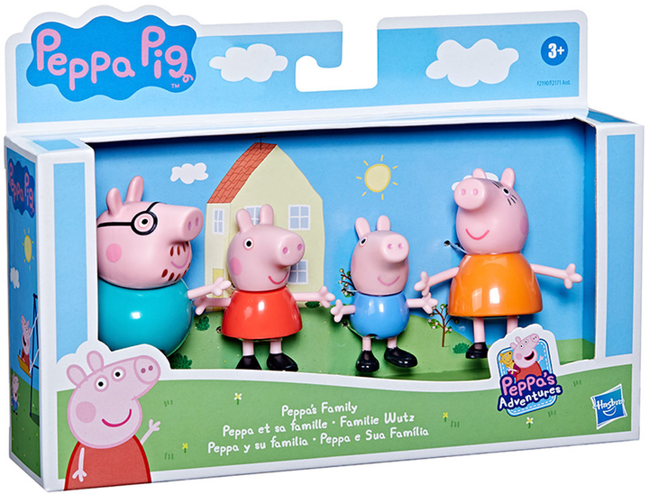 Набір фігурок Peppa Pig Дружна сім'я Пеппи F2190 (5010993834600) - зображення 2