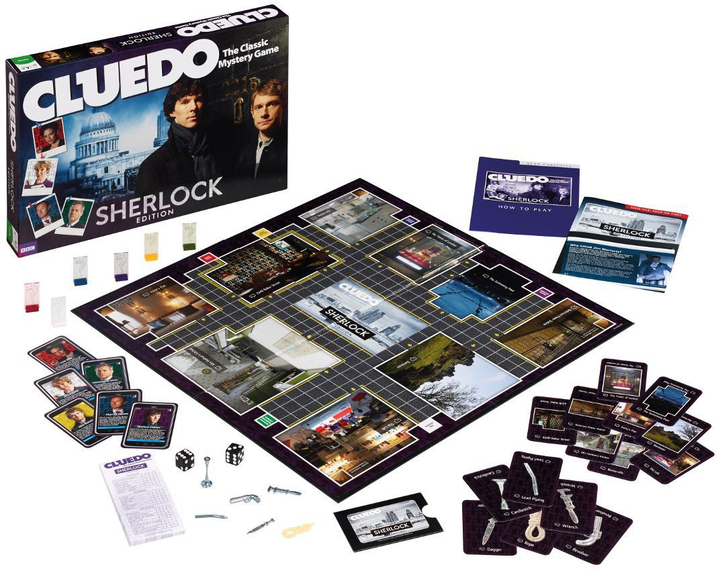 Настільна гра Winning Moves Cluedo Sherlock 019514 (5036905019514) - зображення 4