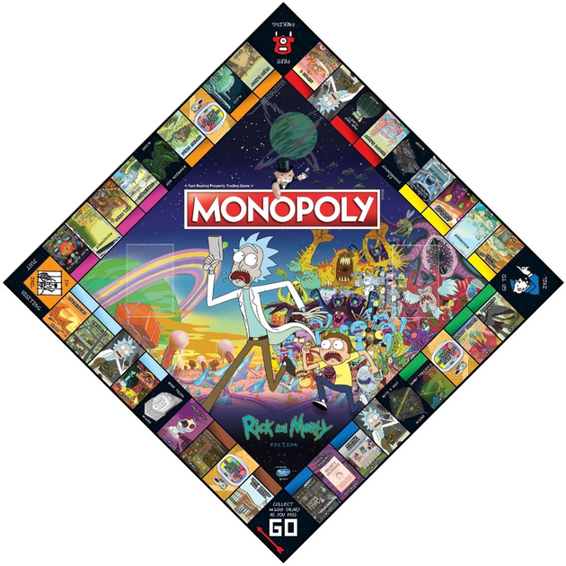 Gra planszowa Winning Moves Monopoly Rick & Morty 002701 (5053410002701) - obraz 3