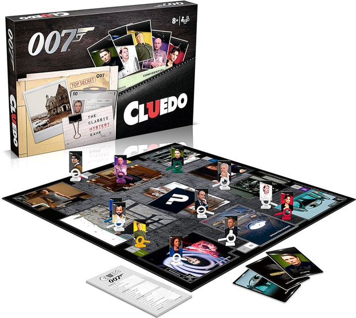 Настільна гра Winning Moves JAMES BOND 007 Cluedo WM01312-EN1-6 (5036905043083) - зображення 2