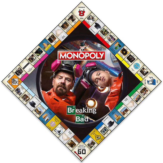 Настільна гра Winning Moves Monopoly: Breaking Bad WM01831-EN1-6 (5053410005726) - зображення 5