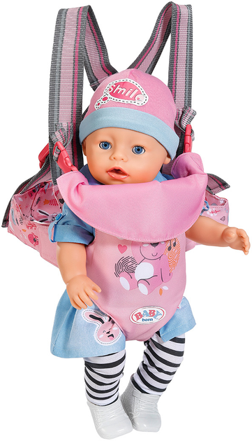 Рюкзак-кенгуру для ляльки Baby Born Поруч із мамою 832462 (4001167832462) - зображення 3